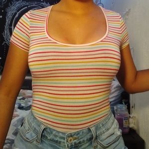 (onesie) rainbow shirt